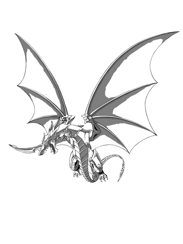 coloriage bakugan drago de pyrus